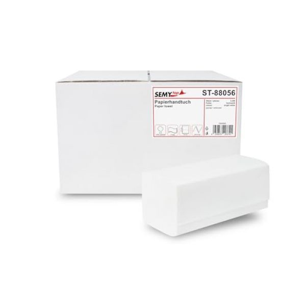 Semy Top Papierhandtücher weiß