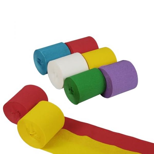 Papstar Krepppapier wasserfest 6 Bänder