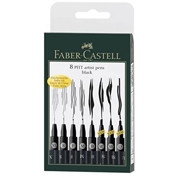 FABER Castell Pitt Artist Pen Tuschestift-Set