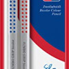 Silbenstift Buntstift 2-farbig Jumbo 9mm blau rot Anfängerstift  Sechskant 
