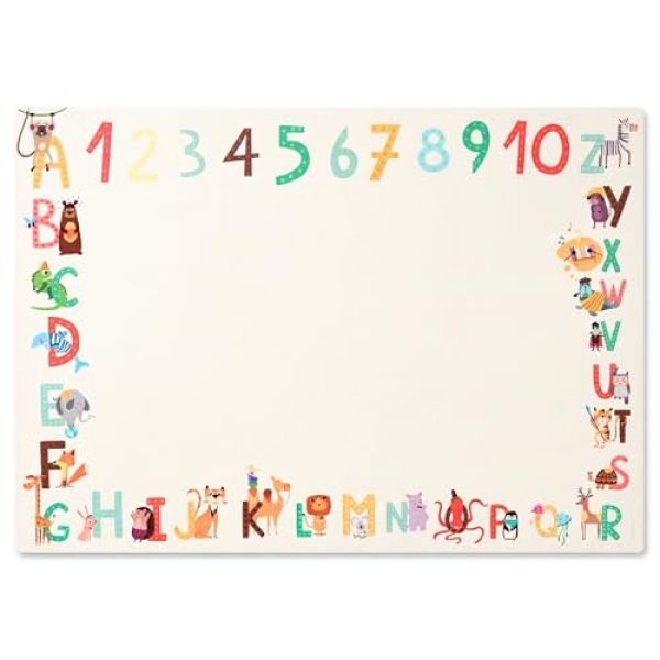 Friendly Fox ABC Schreibtischunterlage für Kinder