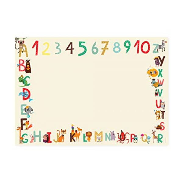 Friendly Fox ABC Schreibtischunterlage für Kinder