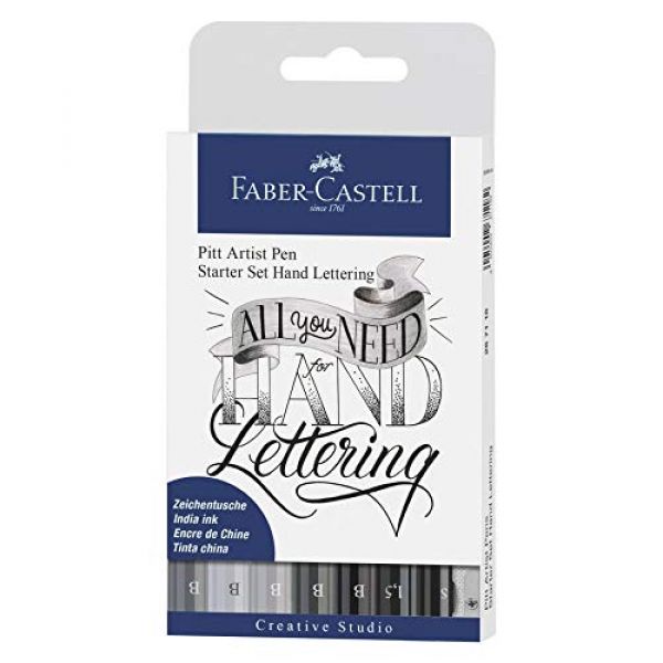 FABER Castell Pit Artist Pen Starter Set Handlettering