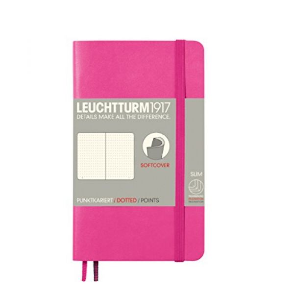 Leuchtturm1917 A6 Softcover dotted in Pink