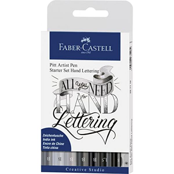 FABER Castell Pit Artist Pen Starter Set Handlettering