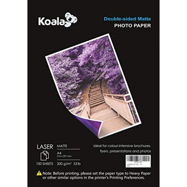 KOALA Fotopapier für Laserdrucker 200 g/m² A4