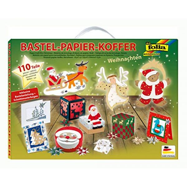 Bastelkoffer Folia Bastelpapier Weihnachten