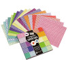 Bastelprojekte 15 * 15CM Bright colors Vommpe Origami-Papier Designer-Muster Bastelpapier Origami-Papier einfarbig verschiedene zeitgenössische Farben bunte Farben 