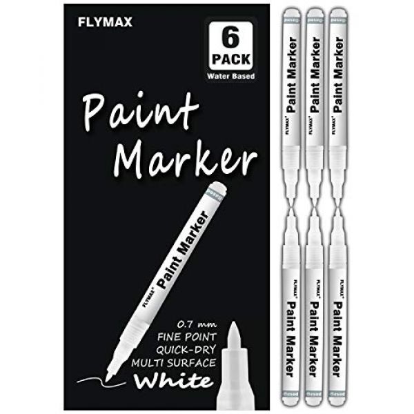 FLYMAX Paint Marker permanent in weiß