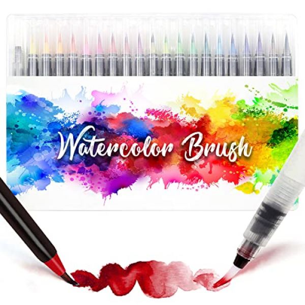 Amteker Brush Pen Set 24 + 1