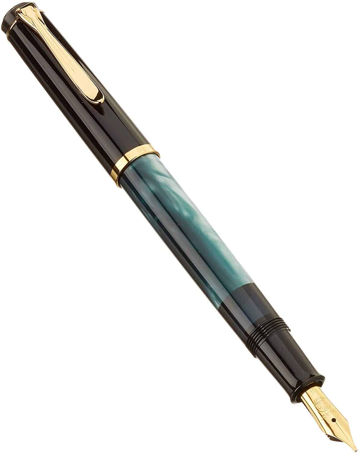 LS Kolben Füller Füllfederhalter Kolbenfüller Transparent Gold Piston Pen Nib 